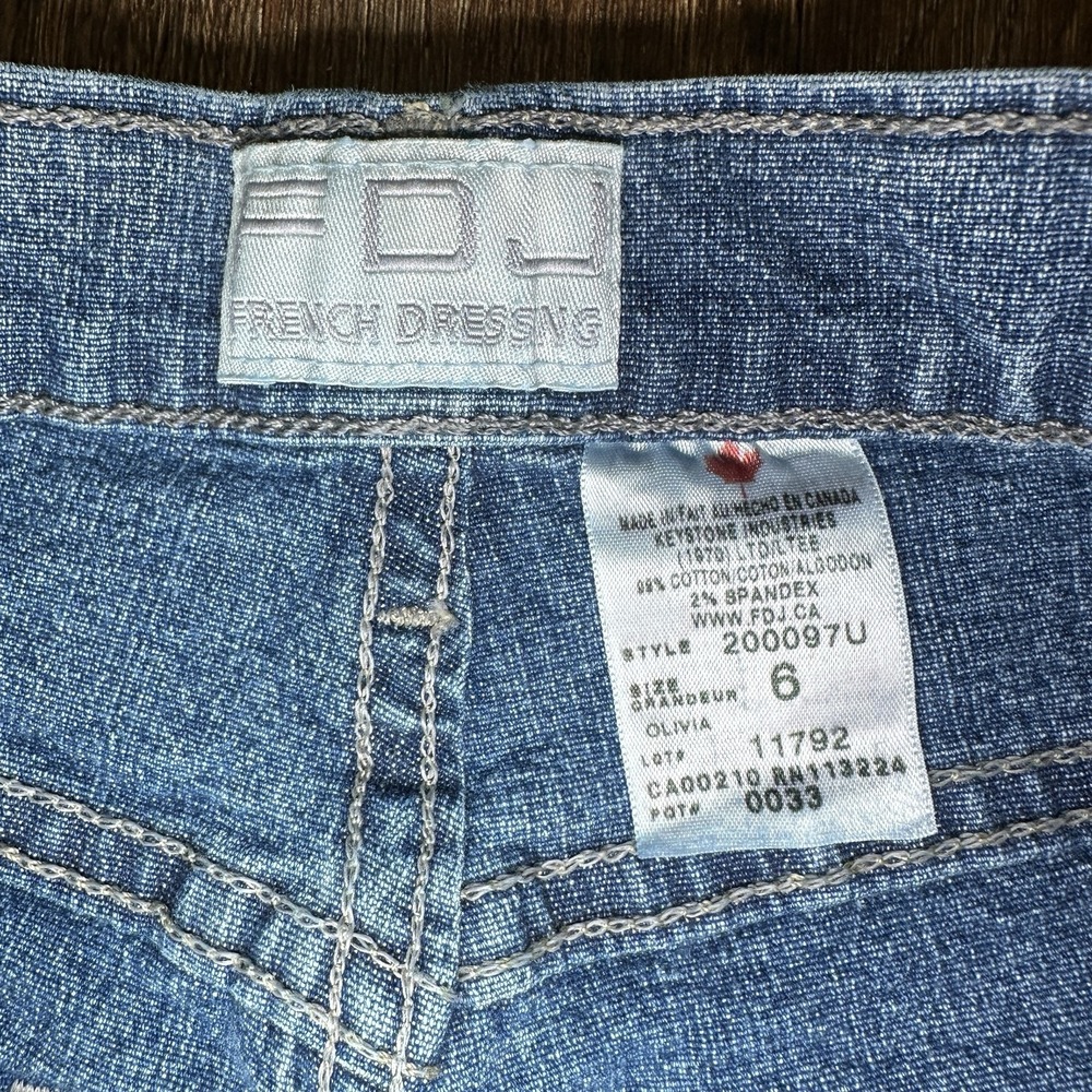 FDJ French Dressing Olivia Petite 6P High Waist Slimming Bootcut Stretch Jeans - Picture 5 of 10